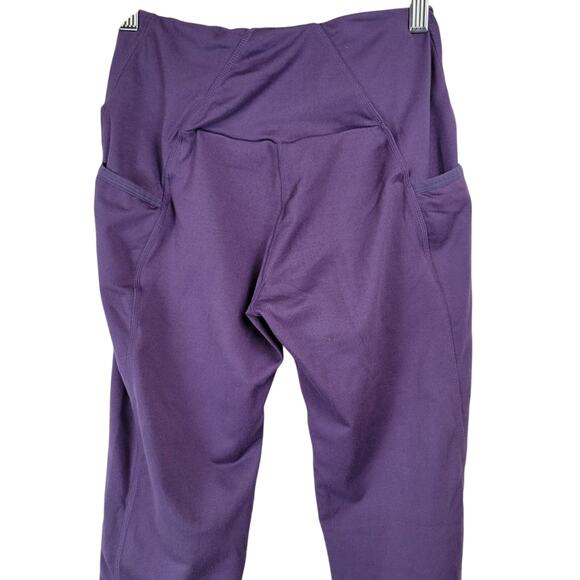 Gymshark Grape Purple Dry Moisture Management Mid Rise Leggings Size S - Picture 4 of 9